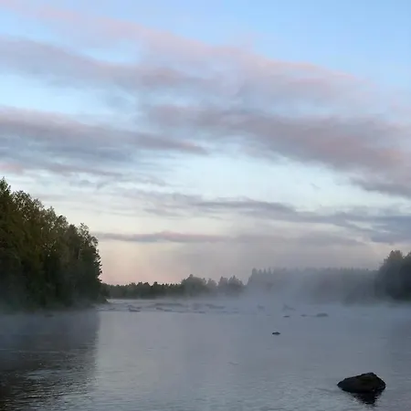 Spacious House By The River With Sauna And Hot Tube